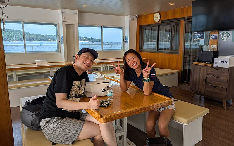 プーケット ダイビング ピピ島 クルーズ KOON9 PADI 日本人 ファンダイビング