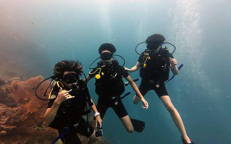 プーケット ダイビング ピピ島 PADI 日本人 ファンダイビング